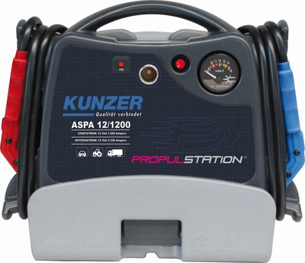 Kunzer AKKU-Start 12V AC/DC, Propulsion 1200CA, ASPA 12/1200