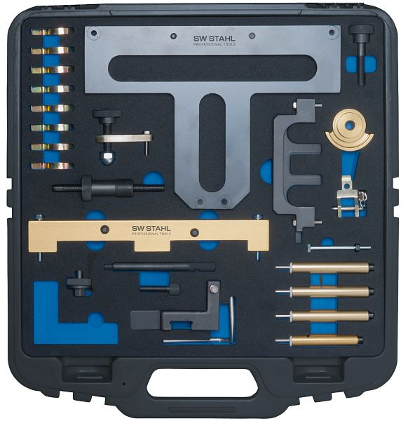 Jeu d'outils de réglage moteur SW-Stahl, BMW, pour moteurs essence 4 cylindres N42, N46 et N46T, 26105L