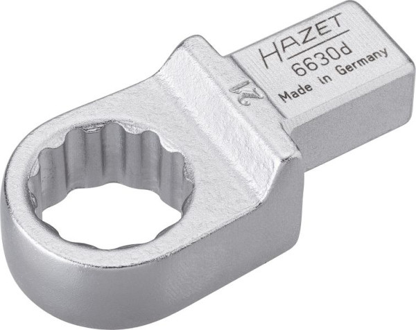 Clé polygonale à insert Hazet, insert carré 14 x 18 mm, profil de traction à double hexagone externe, 21 mm, 6630D-21