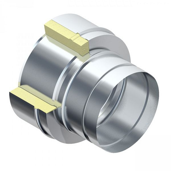 Élément de transition pour cheminée d'extérieur Solarbayer 150 mm, 530071101