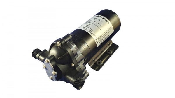 Pompe à membrane SHURFLO 24V, débit maxi environ 13,2 l/min, pression maxi environ 3,4 bar, 039.935