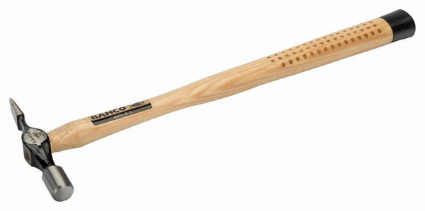 Marteau de motoculteur Bahco, manche en bois, 180g, 325mm, tête 14X100mm, 490-3.5