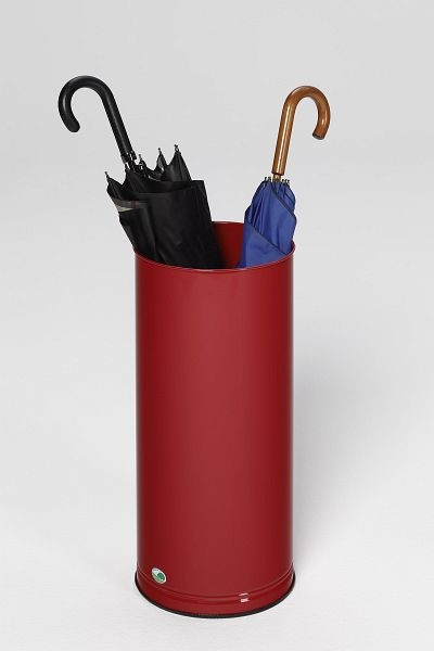 VAR porte-parapluie lisse, rouge, 36252