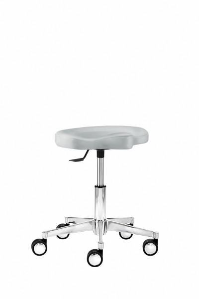 Tabouret pivotant fonctionnel Mayer Sitzmöbel , avec siège ergonomique, hauteur d'assise 39 - 50 cm, gris cristal, 1298_30584