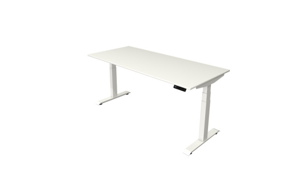 Kerkmann table debout/assise Move 4 nouveau 180 x 80 cm cadre blanc, plateau blanc, 10090710