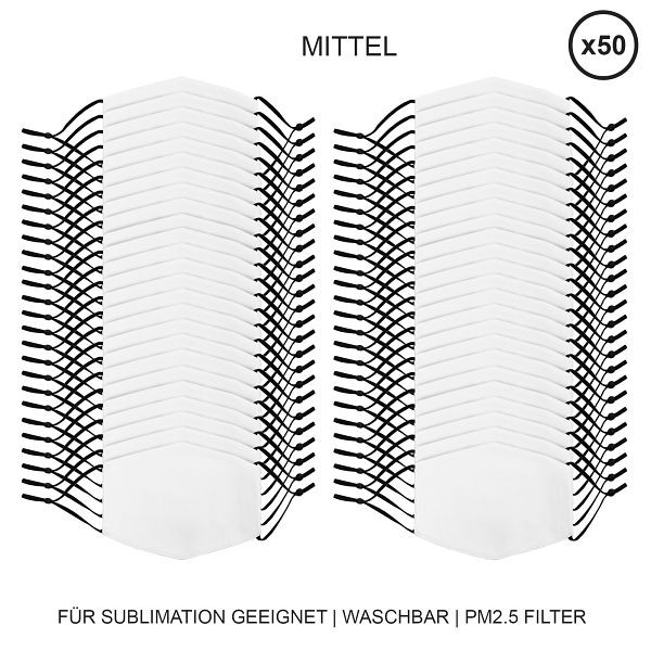 Masques pour le visage Monster, grand, paquet de 50, 27693