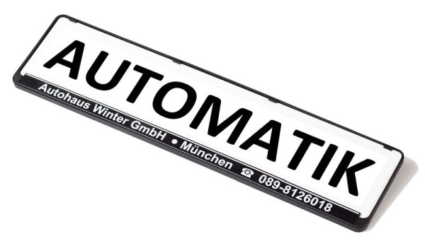 Enseigne publicitaire Eichner Miniletter standard, blanc, impression : Automatique, 9219-00157