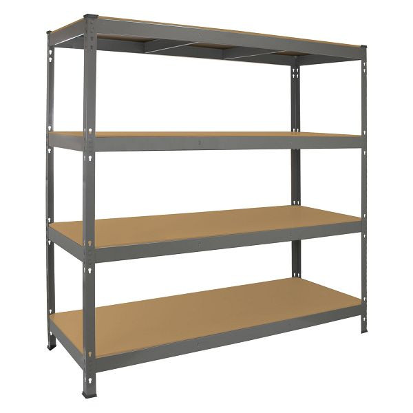Monster Racking Q-Rax étagère de rangement 160 x 60 cm gris, 23352