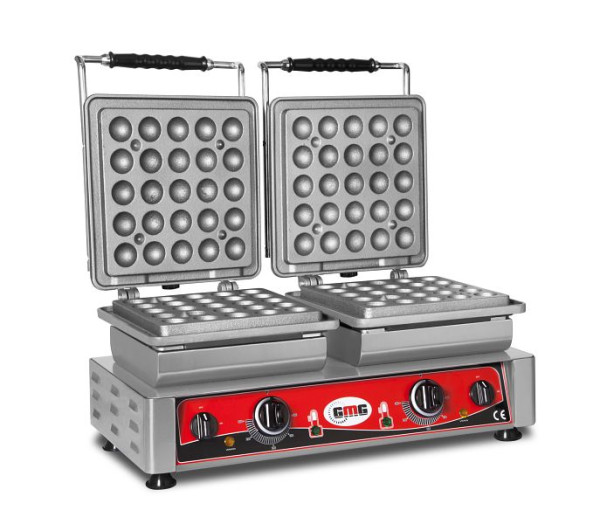 Gaufrier GMG Lokmia-L, 2x (Ø25 x 4,2 cm x 1,2 cm/2,4 cm), plaque de cuisson interchangeable, très facile à monter, 50° à 300°C, facile à nettoyer, WE-27L