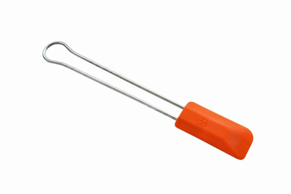 Schneider grattoir à manche en silicone petit orange, 210 mm de long, avec manche en métal, 200925
