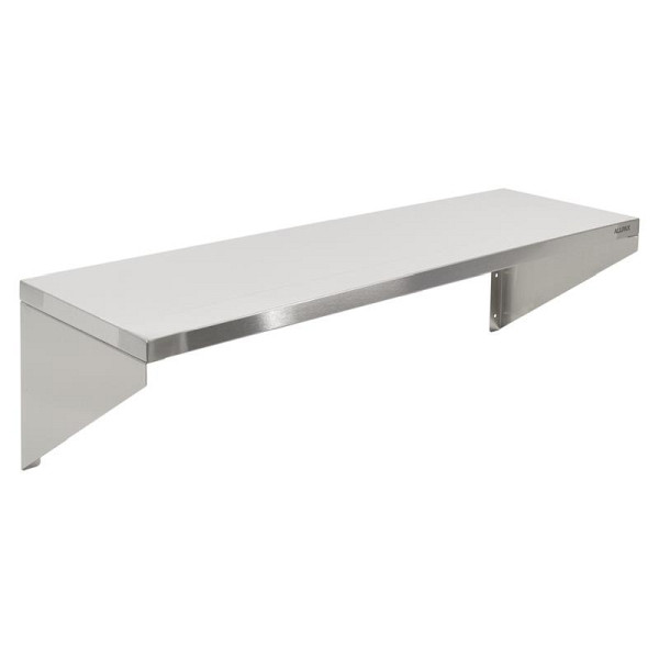 Étagère murale en acier inoxydable ALLPAX 1 étagère, 100 x 30 cm, 10013762