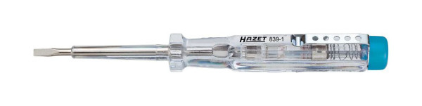 Testeur de tension Hazet, profil de fente, 0,5 x 2,8 mm, 839-1