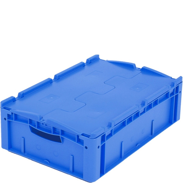 BITO Euro bac gerbable XL1 couvercle/patte /XLD64171 600x400x170 bleu, couvercle, C0292-0041