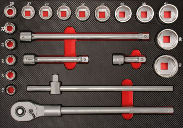 Insert de douille Projahn 21 pièces 3/4 ", 5999-441