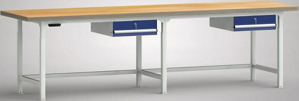 Etabli professionnel hydraulique KLW - 3000 x 800 x 750 - 930 mm L x P x H, WPJL31-30M45-E2D02