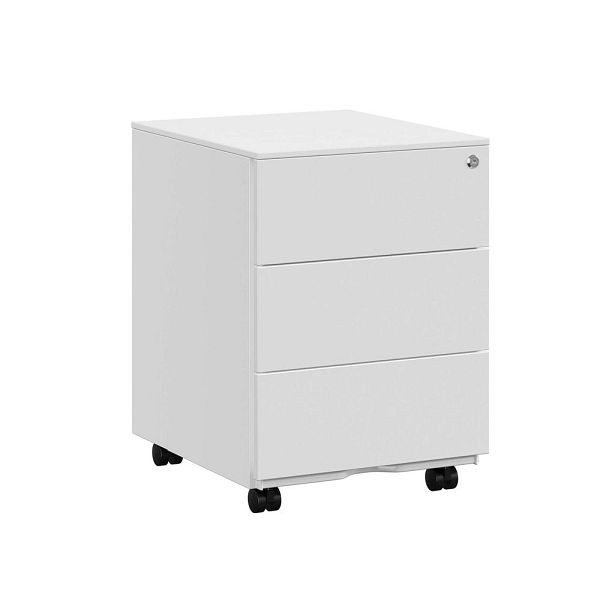SONGMICS roll-conteneur 45 x 39 x 55 cm blanc, OFC63WT