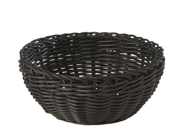 Panier APS, rond, Ø 20 cm, hauteur : 8 cm, polypropylène, noir, -PROFI LINE-, 50607