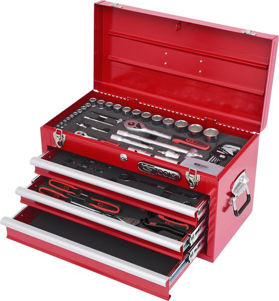 KS Tools jeu d'outils 1/4"+1/2", 100 pièces, 911.0100