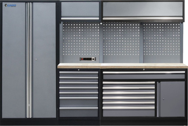 Kunzer module d'atelier 6 avec plan de travail en bois, WESH6