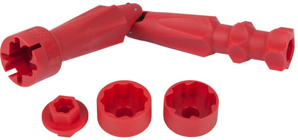 Jeu de clés de montage pour abattant de toilettes KS Tools, 4 pièces, 123.0035