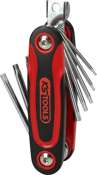 KS Tools Support pliable pour clé L Torx, 8 pièces, 158.3510