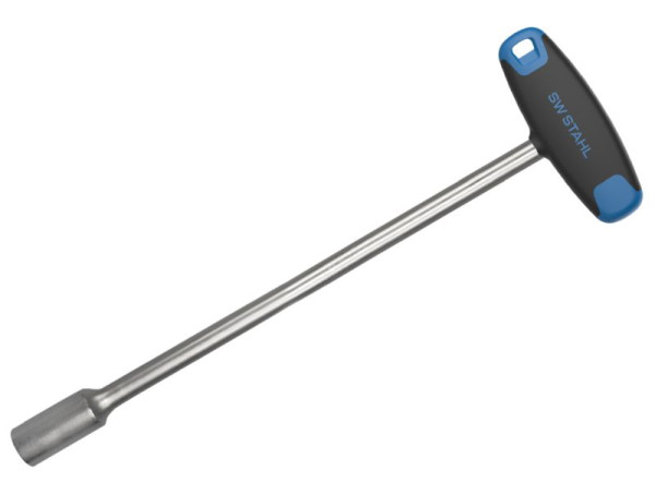 Clé à douille SW en acier avec poignée en T, hexagonale, 10 mm, 02072L