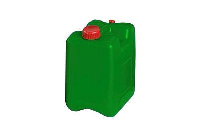 Bidon d'élimination DENIOS en PE-HD, avec raccord à vis de ventilation, 10 litres, vert, 281-924