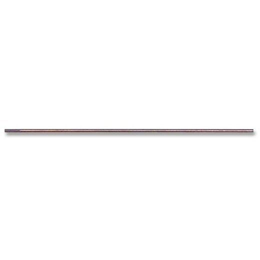 Électrode en tungstène ELMAG type 'E-WC 20', 'grise', 4,0 x 175 mm - universelle, W 98% + 2% CeO2, 56648