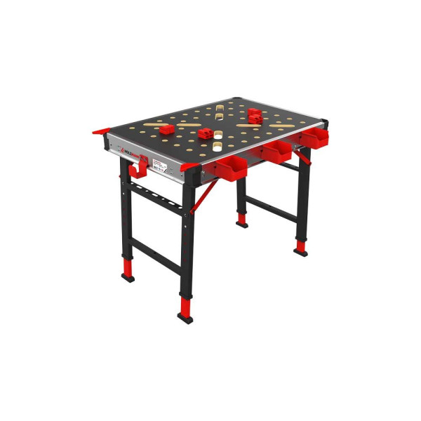 Table de travail mobile pliante Holzmann, dimensions de la table : 845 x 600 mm, FLEX01