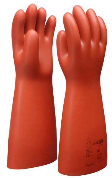 KS Tools Gant de protection pour électricien avec protection mécanique, taille 10, classe 1, rouge, 117.0072