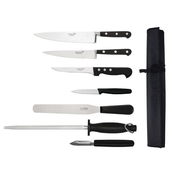 Ensemble de couteaux 7 pièces et étui Deglon Sabatier, S461