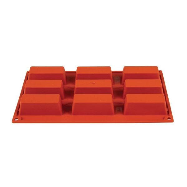 Pavoni Formaflex moule en silicone 9 gâteaux rectangulaires, N941