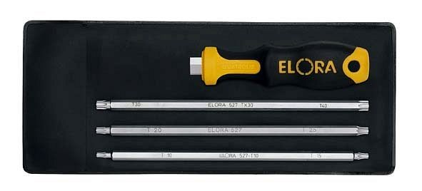 Jeu de tournevis ELORA Variant, 4 pièces, TORX®, 527 S4, 0527510405500