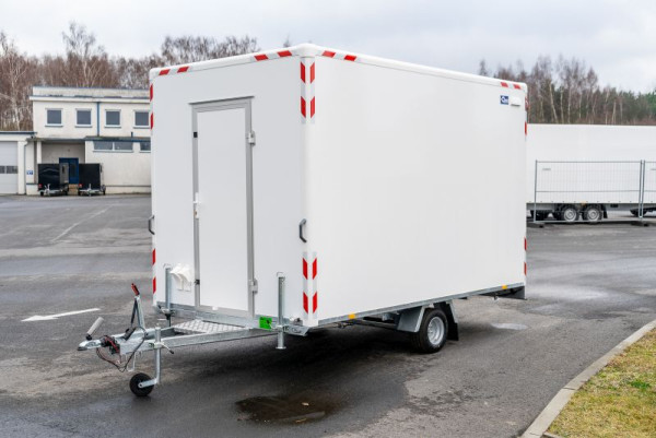 Remorque de chantier BLYSS Stay Basic, charge utile 600 kg, 93711300