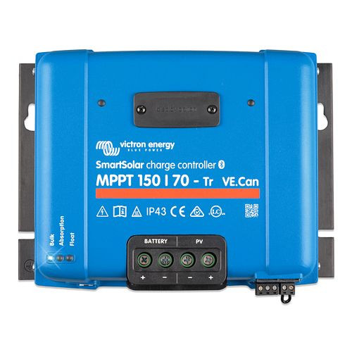 Contrôleur de charge solaire MPPT SmartSolar 150/70-MC4 VE.Can, Victron Energy, 1-67-012095, SCC115070511