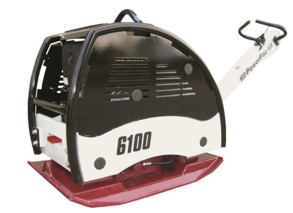 Plaque vibrante PowerPac réversible type PPR6100D-600mm démarrage électrique diesel, PPR6100D / 600E-1B40