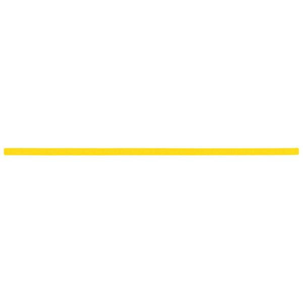 m2 Revêtement antidérapant Easy Clean, jaune, bandes individuelles 25x1000mm, UE : 10 pièces, M3GV100252