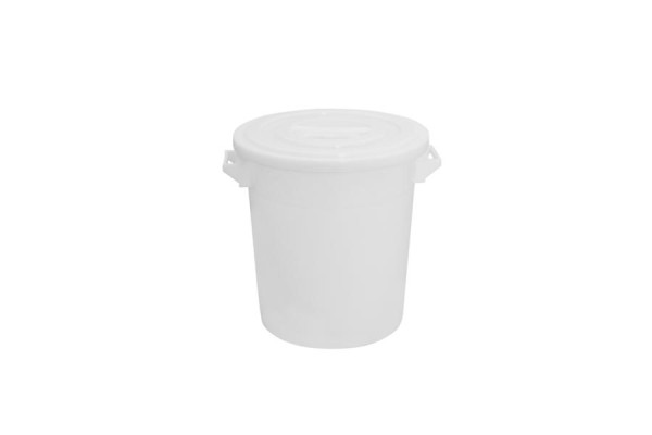 Couvercle Schneider pour seau d'une capacité de 35 litres, matériau : PE HD, blanc, 202005
