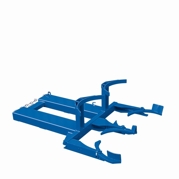 Lève-fût industriel Eichinger pour fûts debout, 1 fût de 120 L, bleu gentiane, 22180100000097