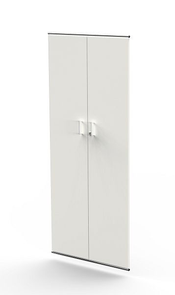 Portes d'entrée Kerkmann pour 5 OH, Artline, L 750 x P 16 x H 1730 mm, blanc, 13739710