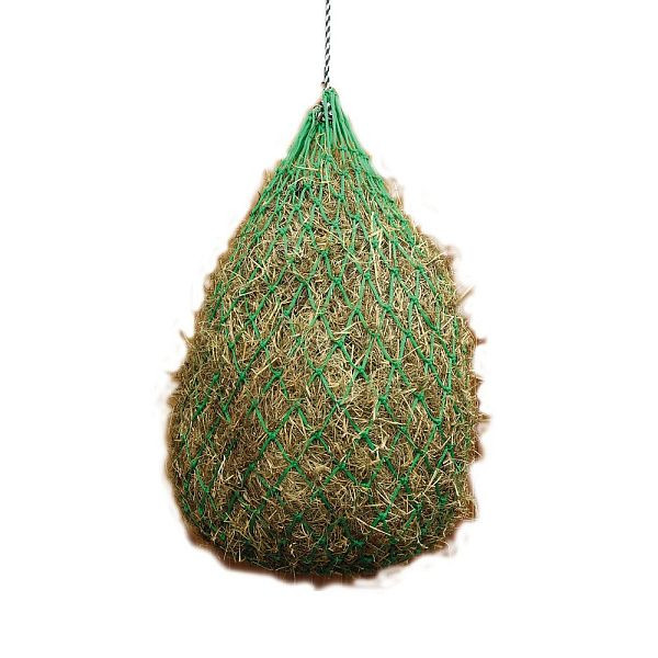 Filet à foin Growi à mailles serrées, couleur : vert, maille d'environ 5x5cm, pour environ 4,5 kg de foin, 10058891
