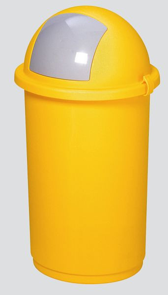 Poubelle en plastique VAR, jaune, 3564