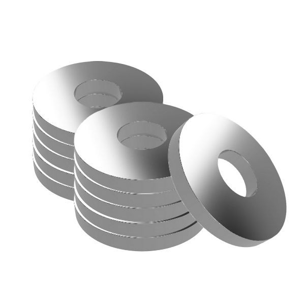 Rondelle Offgridtec M5 x 15mm - 50 pièces Acier inoxydable V2A 304 DIN9021 / ISO703, 8-01-017925_003.