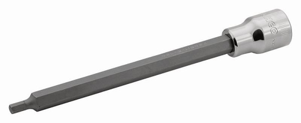 Douille tournevis Bahco 1/2", six pans creux, SW 5 mm, long, pack libre-service, SB7809M-5-100