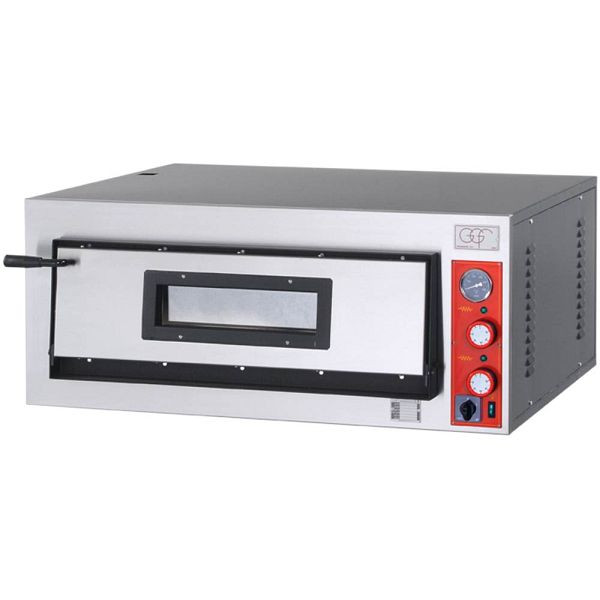 Four à pizza GGF avec une chambre, entièrement en argile réfractaire, 5 kW, 1010 x 850 x 420 mm (LxPxH), PP0601436