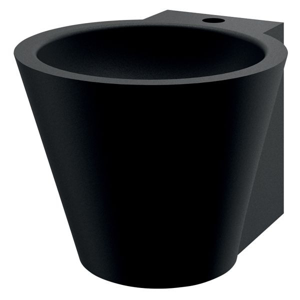 KEMMLIT MINI BAILA lavabo pour montage mural, noir mat, 252.683