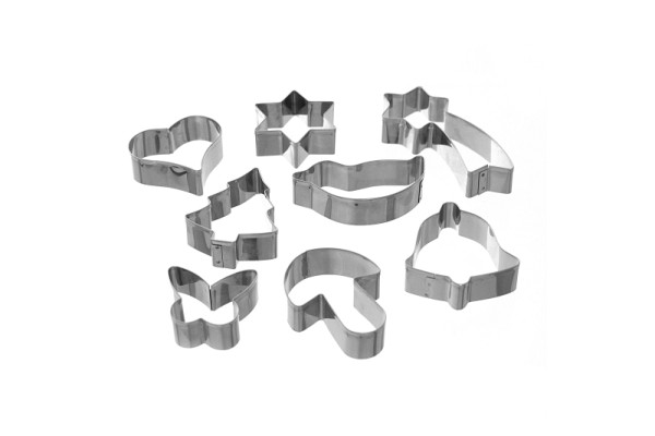 Schneider emporte-pièces de Noël, 8 pièces, inox, lisse, motifs divers, 199167