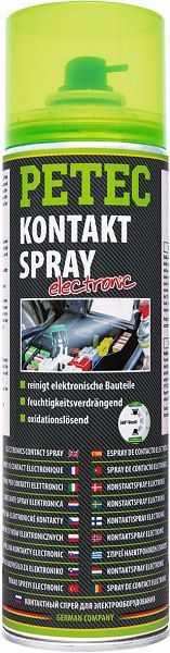 Petec Contact Spray Electronic, 500 ml, VE: 6 pièces, 71150