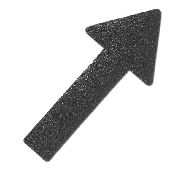 m2 revêtement anti-dérapant information marquage extra fort déformable flèche noire 130x280mm, UE : 10 pièces, M5SV10P1