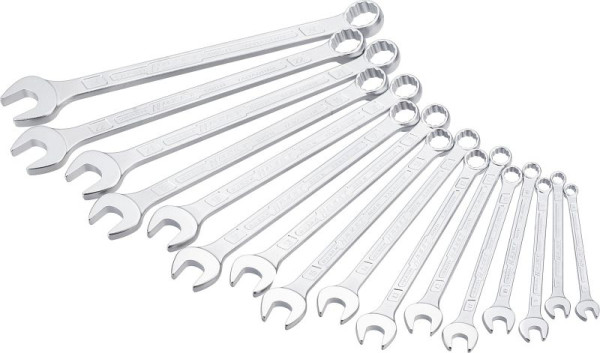 Jeu de clés mixtes Hazet, profil de traction double hexagonal externe, 7 - 24, nombre d'outils : 16, 600SPC/16